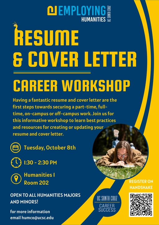 Resume and Cover Letter Career Workshop pdf